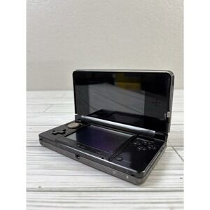 Nintendo 3DS Black Handheld Console CTR-001 (USA) W/Charger SD Card